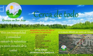 Lote a la venta en el ingreso de Bouwer