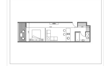 Venta departamento  DOMUS PARQUE Olivos 44 mts Vista Norte