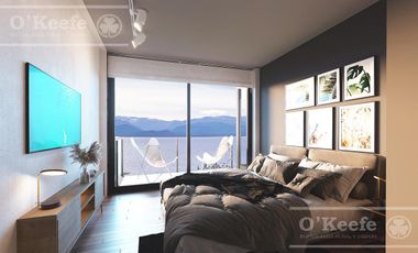 Departamento en Venta 2 ambientes con increíble vista al lago en Pioneros Green Lago, Bariloche.