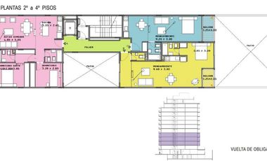 Departamento en Lomas De Nuñez / Monoambiente con balcón terraza