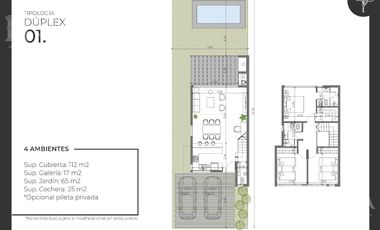 Venta PH Dúplex 4 Ambientes - Pilar – Proyecto Aldena