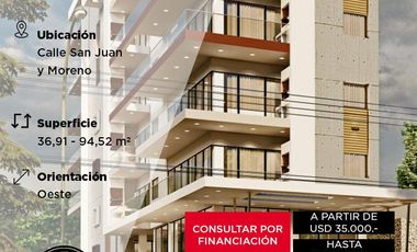 Departamento a estrenar en San Bernardo - San Juan y Moreno