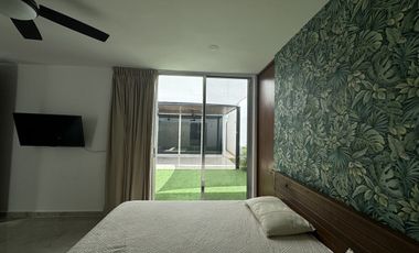 CASA EN VENTA AMUEBLADA Y DE 1 PISO EN PRIVADA EL ORIGEN XCANATÚN, MÉRIDA .