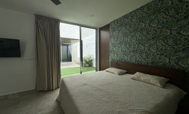 CASA EN VENTA AMUEBLADA Y DE 1 PISO EN PRIVADA EL ORIGEN XCANATÚN, MÉRIDA .