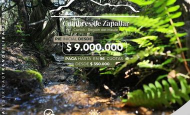 Ultimas 15 Parcelas con red de Agua y Luz a 10 min de Curico.