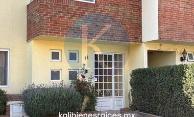 Acogedora Casa en Renta en Fraccionamiento Privado cerca Lago Gpe.