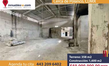BODEGA EN VENTA CERCA DE POLANCO, CDMX