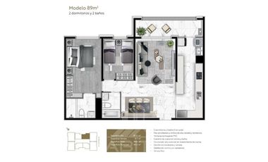 Departamento en Venta en COD38373 Condominio Cuiabá está ubicado en Avenida Los Pablos, Portal de la Frontera, sector poniente de Temuco