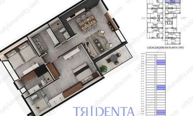 TRIDENTA 2RD - Condominio en Venta en Zona Hotelera Norte
