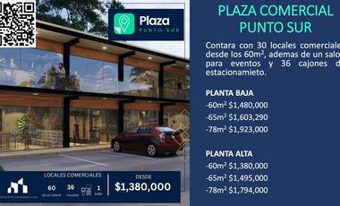 LOCALES COMERCIALES EN PREVENTA PLAZA COMERCIAL PUNTO SUR EN MAZATLAN