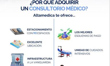 PREVENTA DE CONSULTORIOS MEDICOS EN ALTAMEDICA EN MAZATLAN, SINALOA