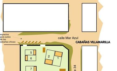 Complejo de cabañas en venta - 1242mts2 - Mar Azul