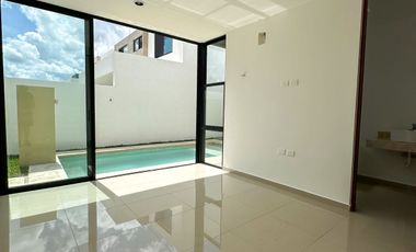 Casa en Venta de una planta  en privada de Conkal yucatan
