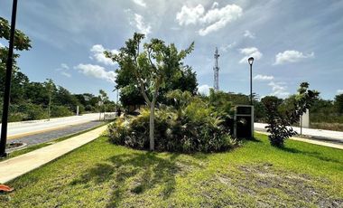 Terreno en venta con orientación Sur- Norte en privada Mirador, Komchén, Mérida.