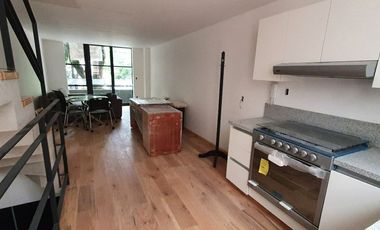 Casa de 193m2 de 2 recamaras con balcon y roof garden 2 en la Condesa