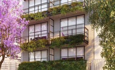 Casa de 193m2 de 2 recamaras con balcon y roof garden 2 en la Condesa