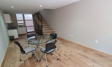 Casa de 193m2 de 2 recamaras con balcon y roof garden 2 en la Condesa