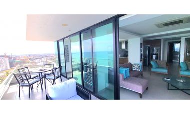 En venta departamento de lujo frente al mar Edf. Poseidon.