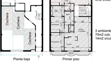 Venta 3 ambientes cochera San Martin Zona Agustiniano
