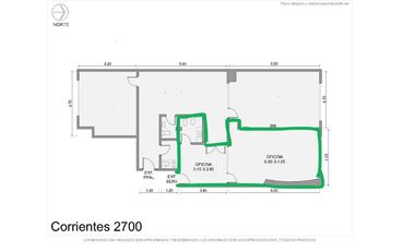 Venta / 2 ambientes / OFICINA Corrientes y Pueyrredón / ONCE