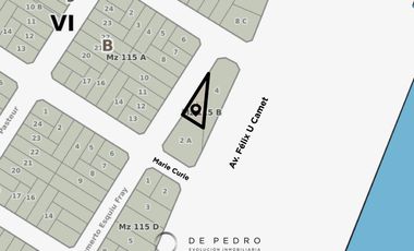 Terreno en Barrio Zacagnini
