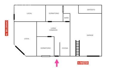 Venta casa 3 ambientes con cochera en Sarandi
