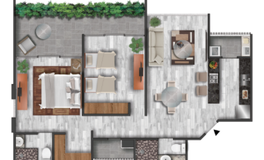 Departamento en venta en la zona de Conkal Yucatán