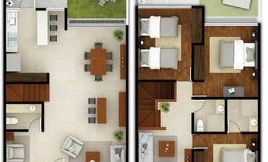 Casa en condominio - San Andrés Ocotlán