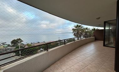 Departamento en Venta en Amplio departamento con espectacular vista al mar y piscina. Playa Las Cadenas. Áreas verdes y privilegiada ubicación