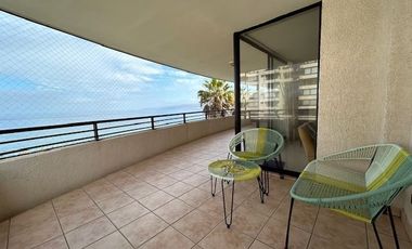 Departamento en Venta en Amplio departamento con espectacular vista al mar y piscina. Playa Las Cadenas. Áreas verdes y privilegiada ubicación