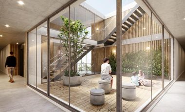 Oficina en venta 1 ambiente Galinda Funes Santa Fe Detalles de diseño y calidad constructiva