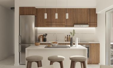 2 Amb piso alto / Piscina Deck solarium SUM Terrazas con parrillas y duchas Bike Parking Cocheras