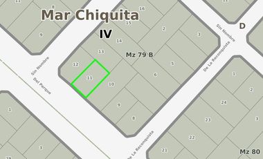 Venta de tres lotes en block en  Mar de Cobo
