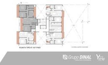 Departamento en venta en San Martín de 2 Ambientes