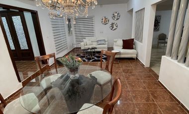 CASA EN RENTA AMUEBLADA CON ALBERCA EN CAMPECHE FRACCIORAMA 2000