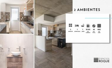 Departamento de 3amb con terraza privada y parrilla