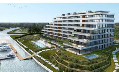Departamento 4 Amb   jardín en  Venta - Complejo Acqua Marinas - Nordelta - Tigre