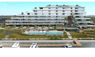 Departamento 4 Amb   jardín en  Venta - Complejo Acqua Marinas - Nordelta - Tigre