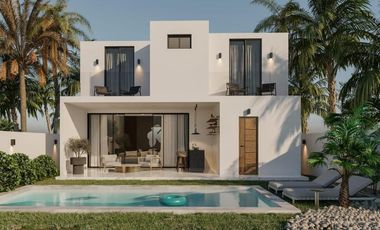 Casa en venta Merida con recamara en planta baja y alberca en Tamara  Yucata