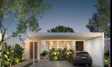 CASA EN VENTA MERIDA 1 PISO 1 RECAMARAS EN PRIVADA CAMPOCIELO YUCATAN