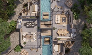 Villas de diseño único en Tulum cerca de Hotel Bardó