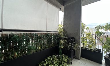 Venta departamento con terraza, parrilla y jacuzzi propio. 1 suites. 2 Cocheras. Amenities. Palermo