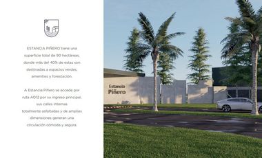Pre venta Terrenos en Estancia Piñero