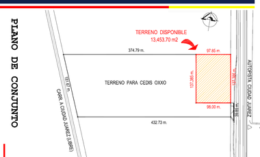 13,453 M2  CHIH TERRENO INDUSTRIAL VENTA  NORTE CARR A JUA   GCDIR LR 260225