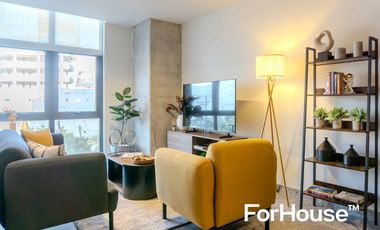 Departamento de 1 recámara en renta en Nomad Toreo