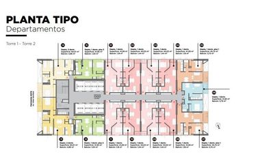Departamento un dormitorio en venta en Nueva Cordoba - POCITO piso 15° Orientación Norte