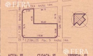 Venta de Terreno con proyecto aprobado. Ideal inversor  Sarandi (28222)