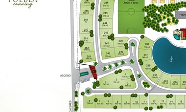 Lote central en venta - Puebla Canning Barrio Privado