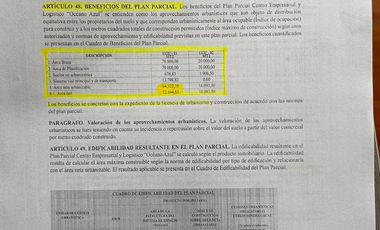 VENDO LOTE PLAN PARCIAL  INDUSTRIAL Y COMERCIAL