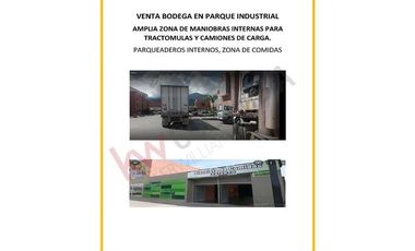 VENDO EN EXCLUSIVA BODEGA EN PARQUE INDUSTRIAL, EXCELENTE VITRINA , OFICINAS TERMINAL LOGÍSTICO  ACOPI, CON BASCULA-10021